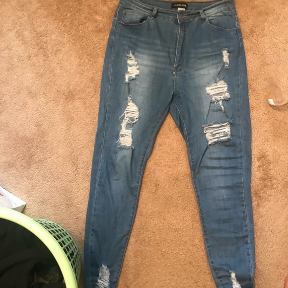 alyse distressed jeans